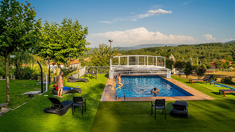 casas rurales Ribeira Sacra niños